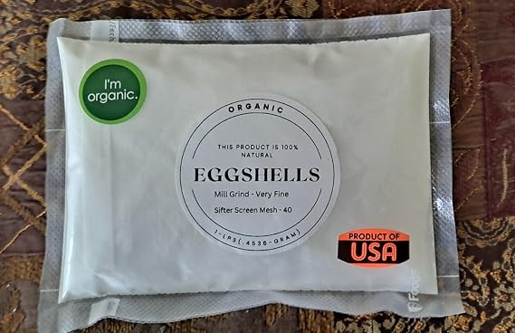 One Pound - Pure Egg Shells - Finely Ground