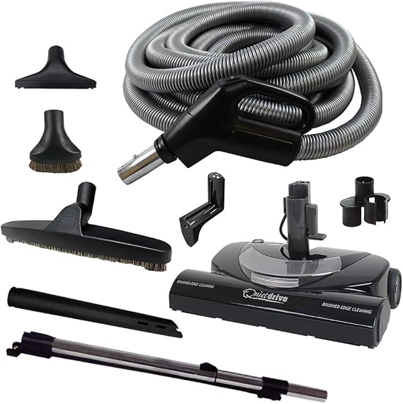 SuperPack Central Vacuum Hose Accessory Kit with Titan Powerhead (Direct Connect, 30 ft)