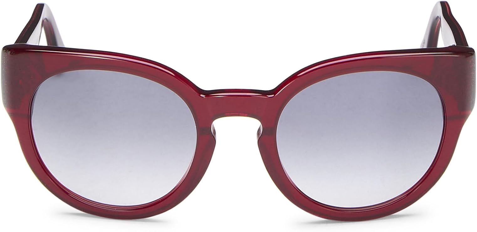 Pre-loved Red Acetate Eye So Shady Sunglasses, Red
