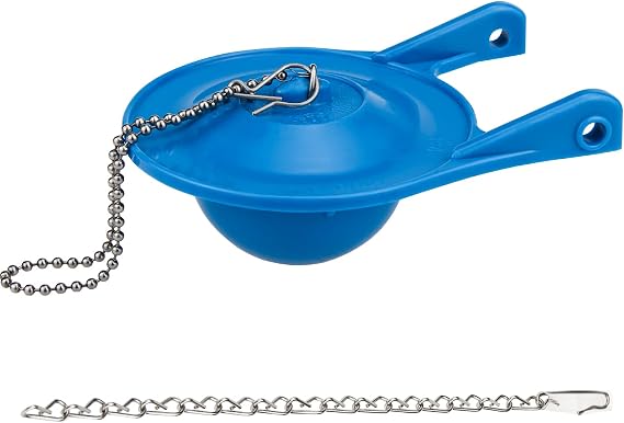 Toilet Flapper Replacement for Gerber 99-788, 3inch with 2 Toilet Handle Chains Rubber Water Saving, Easy to Install