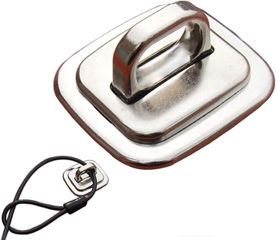 Security Anchor Base Plate for Keyed or Combination Cable Locks,Desk Mount Anchor Accessory for Cable Locks