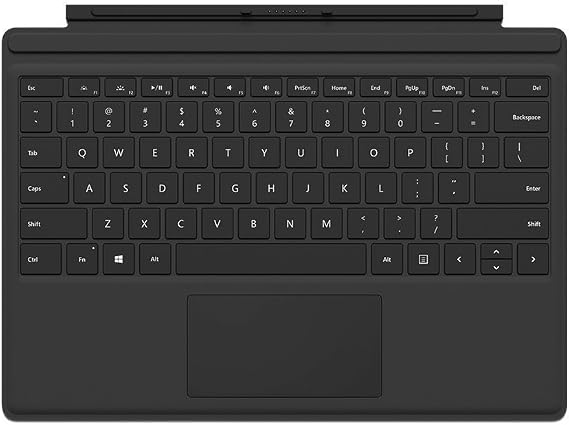Microsoft Surface Pro 4 Type Cover - Black (Renewed)