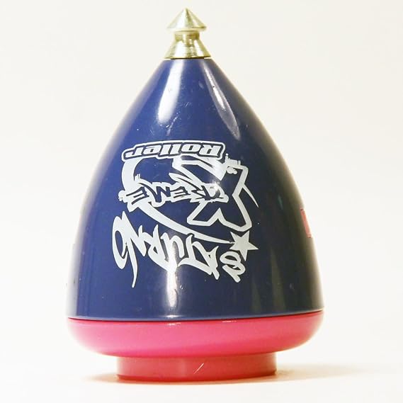 Spin Top Saturno Xtreme Roller - Bearing Tip SpinTop - (Blue Pink)