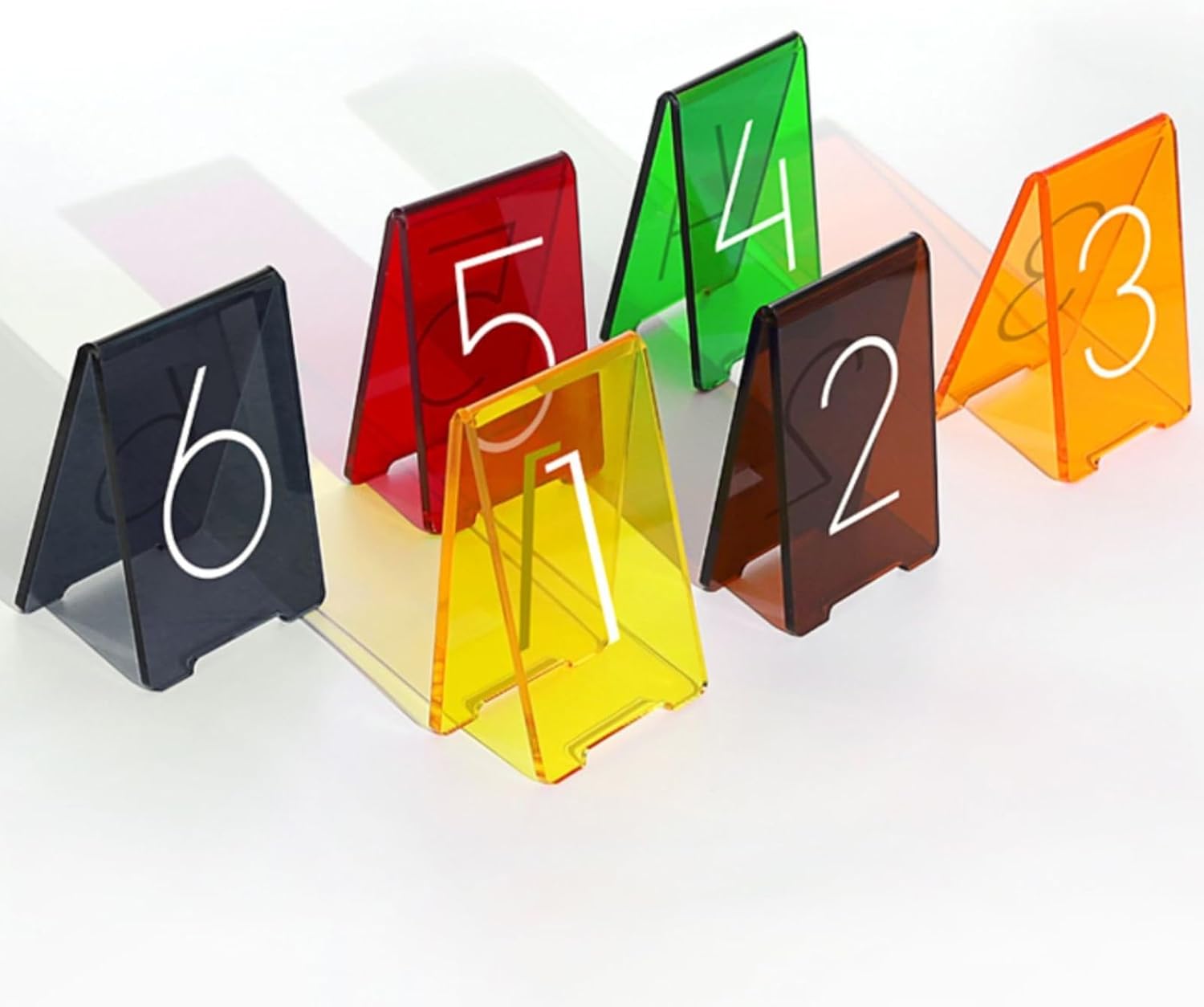 Numbered Table Tent Number Tags Table Numbers Table Numbers Table Numbers Table Numbers Table Numbers Table Numbers Commercial Sign Plate Double Sided Acrylic Tent Style Table Numbers Wedding Place