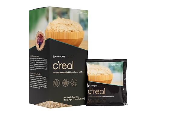 Excel Creal Spirulina Oatmeal Sachets Instant Oat & Blend with Ganoderma 15 30 g Single-Serve Cups FiberRich, ProteinPowered Breakfast