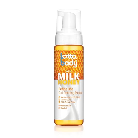 Lottabody Milk and Honey Refine Me Curl Defining Mousse, 7 oz