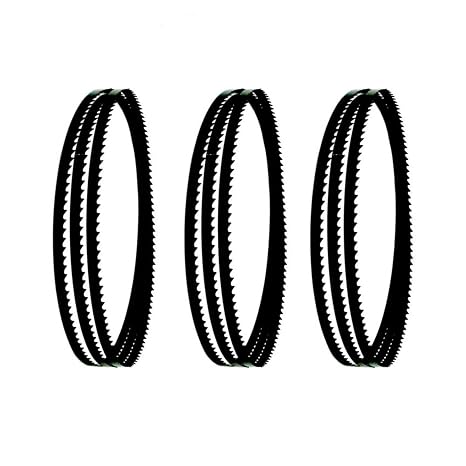 101 Inch X 1/2-Inch X 6 T Band Saw Blades, Woodworking Tool Blade Bandsaw Blades, Metal Band Saw Blade 3PCS