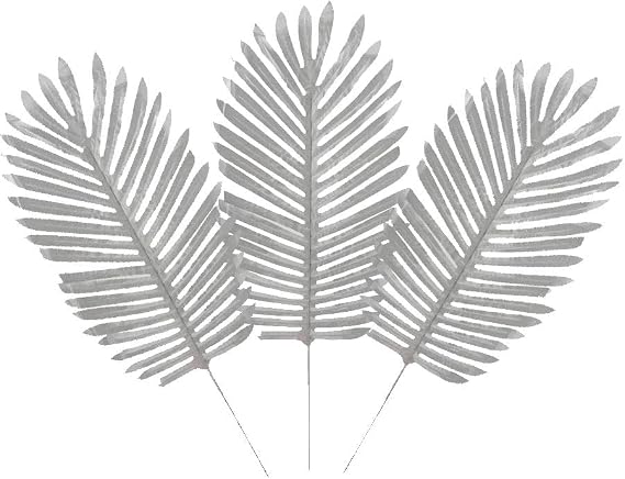 Yapay Çiçek Monstera Yaprağı Altın Gold Renk 3 ADET Yapay Yaprak