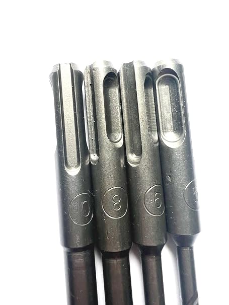 TechDiamondTools 11cm Drill Bit Double SDS Plus Bit Slot Masonry Hammer Head