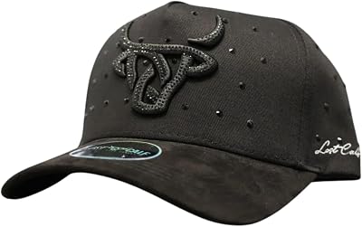 LOST CALF 5 Stars Black A Frame Adjustable Snapback Cap Hat