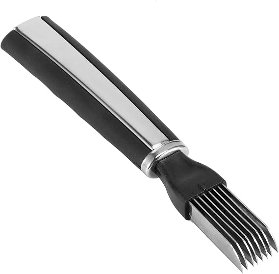 Stainless Steel Scallion Shred Silk Knife Chopped Green Onion Garlic GraterOnion Cutter for Kitchen Knives