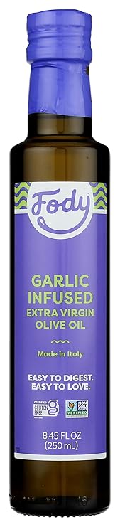 Fody Food Company Garlic Infused Extra Virgin Olive Oil, 8.45 FZ