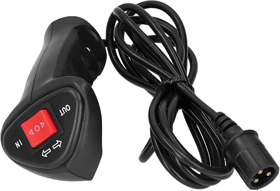 Winch Controller,3 Pin Male Plug Electric Winch Remote Control Controller with 9.2ft Cable for Car Off Road Vehicle