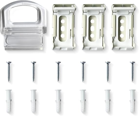 AOSKY Roller Shades Accessories Replacement Installation Brackets Easy to Install Roller Blinds Repair Kit