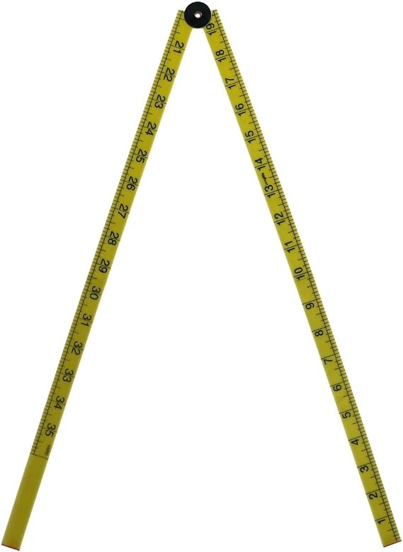 1 Metre Plastic Folding Ruler Rule Lightweight Measurting Measurement Rule