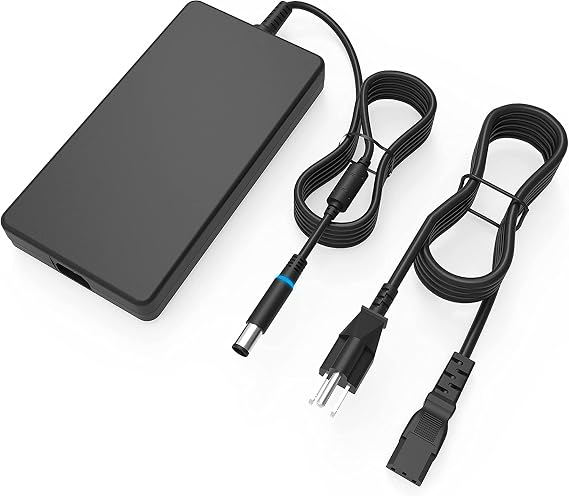 Dell Alienware & Precision Laptop Charger - 240W & 180W Replacement for R1-R4 Series, X51, M15, M17, M17X, M18X, 7710, 7730, 7520, M6700, M6800, PA-9E