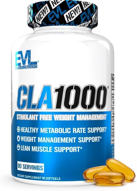 Evlution EVL CLA 1000mg Conjugated Linoleic Acid Softgels - 90 Count