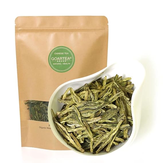 GOARTEA - Dragon Well Longjing Green Tea - 4Pcs 250g / Total 35.2oz Premium Grade - West Lake Dragonwell Green Tea - Loose Leaf Chinese Spring Xihu Long Jing