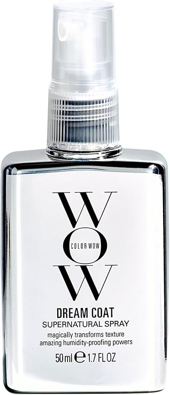 COLOR WOW Dream Coat Supernatural Spray   Multi-award-winning keeps hair frizz-free for days with moisture-repellant anti-humidity technology; glass hair results, 50 ml Pack of 1