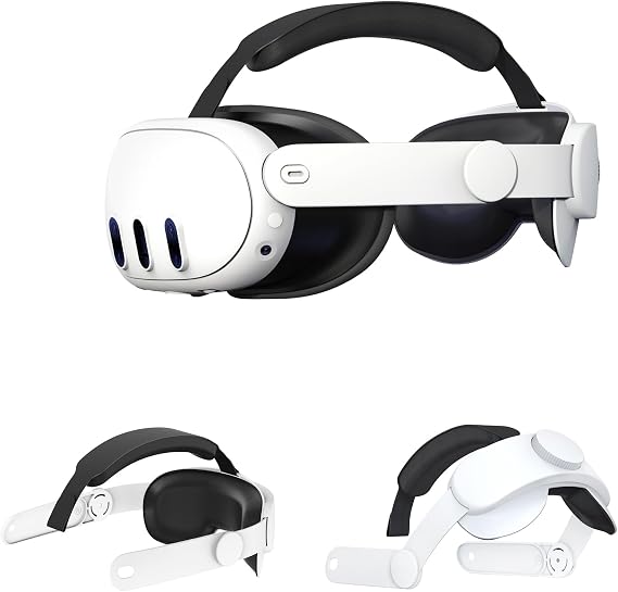for Q3/3S Headset Headstrap Adjustable Elite Headband Replacement Enhanced Support Foldable Comfortable Q3/3S Accessories Relieve Face and Head Pressure