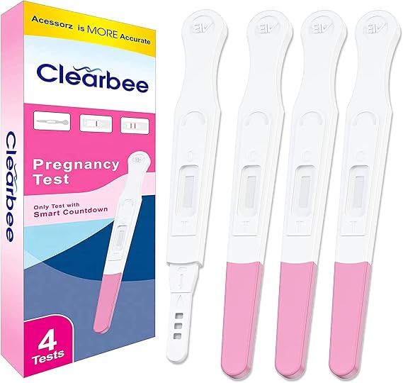 Fake Prank Joke Pregnancy Test kit Always Positive - 4 Pack Pink