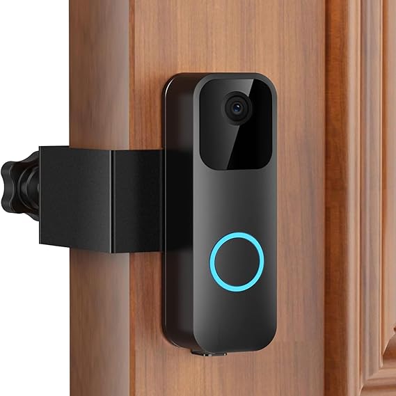 Anti-Theft Doorbell Camera Mount for Blink Video Doorbell 1st Gen | No-Drill Mount Bracket, Stainless Steel & Aluminum, Security Mount for Apartment Renters, Homes, Offices(Camera Not Included)
