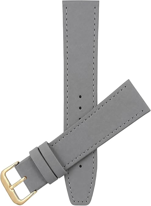 Long Leather Watch Band, Slim Top Grain Leather Strap, 6mm-24mm