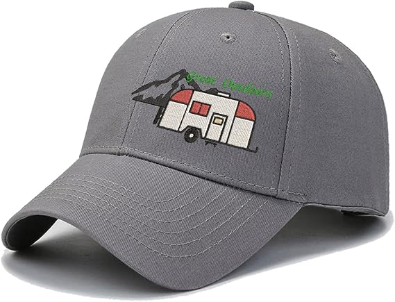 Wholesale Custom Hats Embroidered Baseball Hat Unisex Cap The Great Outdoors Fashion