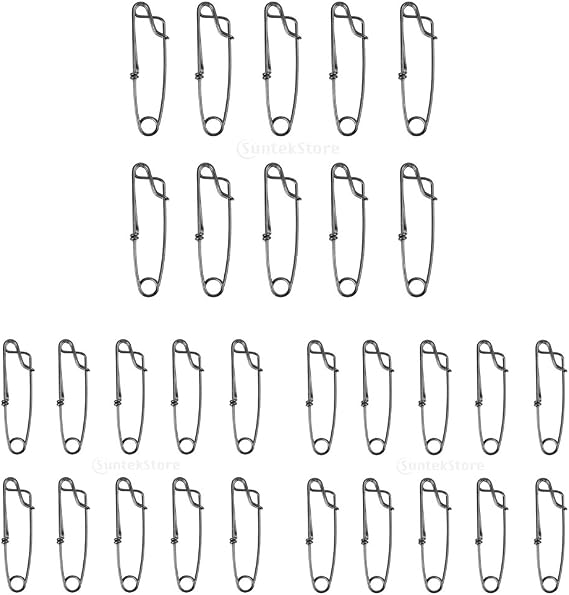 MagiDeal 30x Stainless Steel Long Line Longline Clip for Fishing Snapper Tool 60mm and