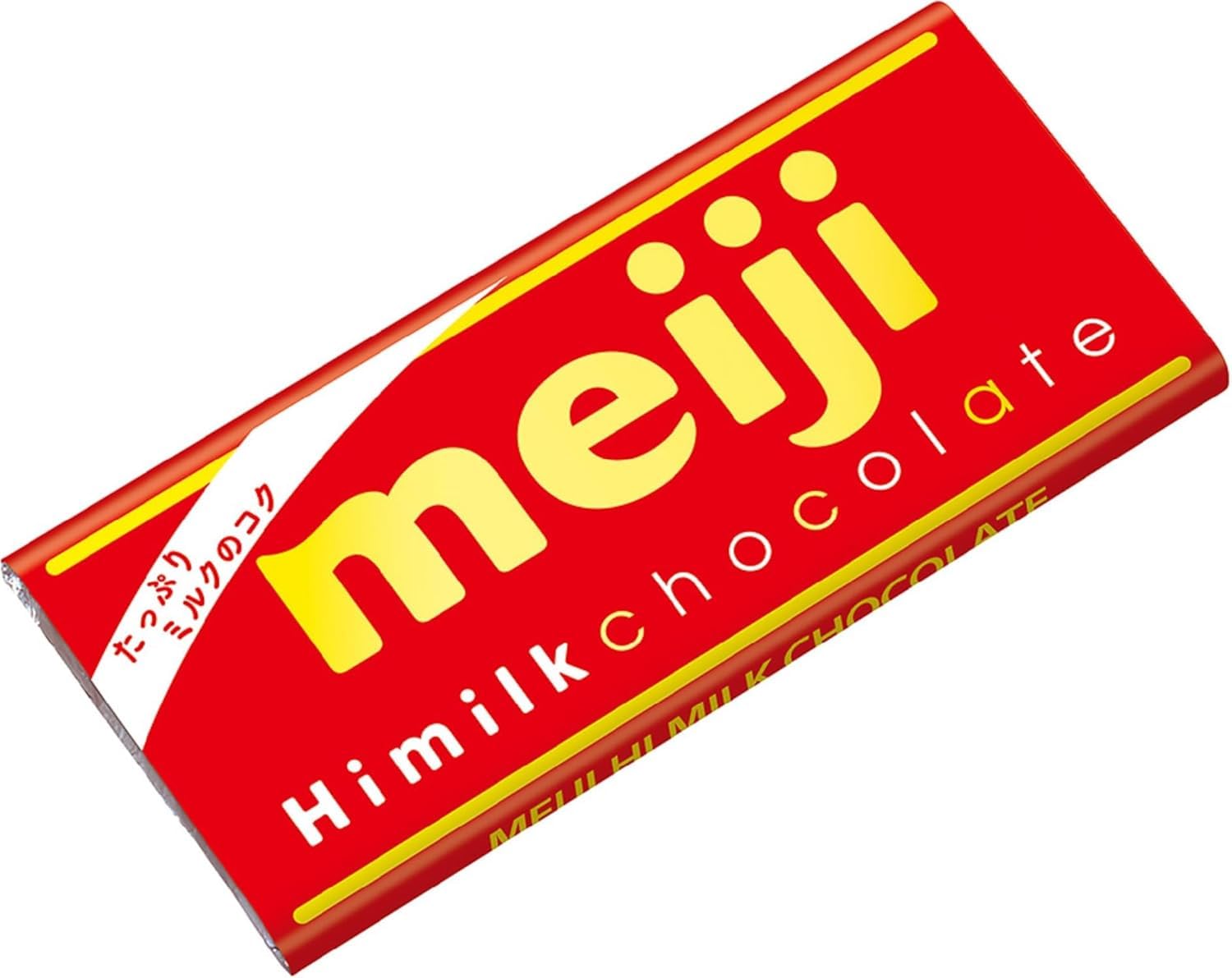 Mei-ji Hi-Milk Chocolate Bar Sweets Snacks 50g Pack of 10, MADE IN JAPAN