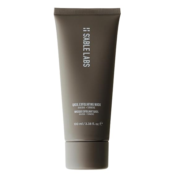 S'ABLE Labs - Qasil Exfoliating Mask | Nourish, Protect, Exfoliate, Moisturize | AHA/BHA + Turmeric | Melanin-Inclusive Skincare (100 mL | 3.38 fl oz)