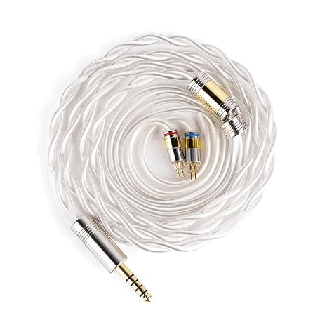 NICEHCK Snowcat IEM Cable 4.4mm 0.78mm 2Pin HiFi Earphone Upgrade Wire