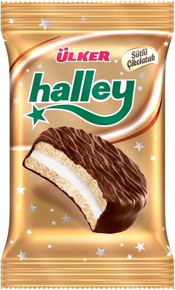 Ülker Halley Çikolata Kaplamalı Bisküvi 30Grx24 x Adet