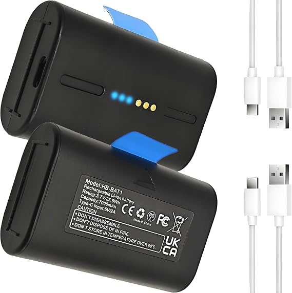 Battery Replacement for SimpliSafe Extra Outdoor Camera 2 Pack | SSCAM-BAT1 Rechargeable Batteries for Simply Safe Wireless Cameras Home Security System Series 2 CMOB1 CM0B1 CM021 SCM301