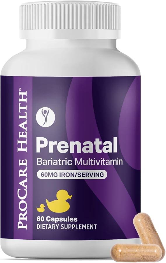 Prenatal Bariatric Multivitamin with Iron | Capsule | 60ct