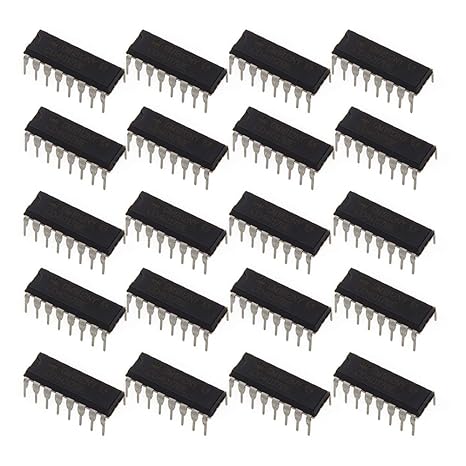 20pcs CD4017 Decimal Counter TenDecoded Outputs Pulse Distributor.