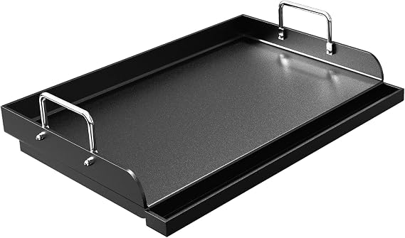 25" x 16" Nonstick Griddle for Gas Grill, Universal Compatible