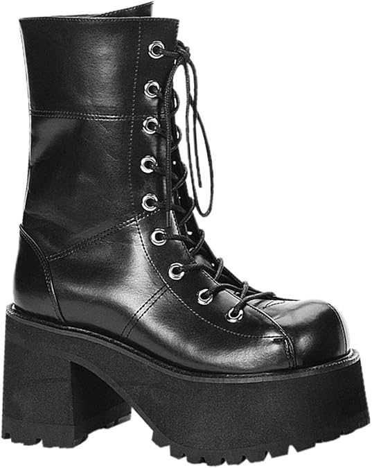 Demonia Women's Ran301/B/Pu Combat Boots