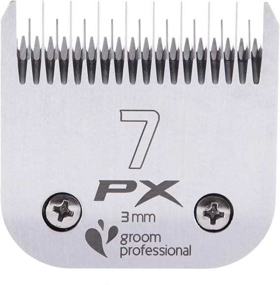 GROOM PROFESSIONAL Pro X Clipper Blade for Dog Grooming - Detachable Clipper Blade - Hardened Steel - Excellent Resistance to Wear & Excellent Cutting Performance - Replacement Blade - 7