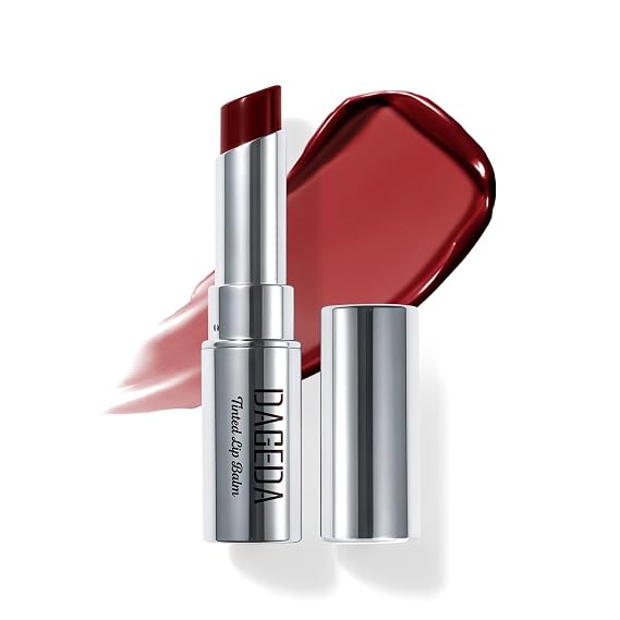 DAGEDA Tinted Lip Balm with SPF 30, Moisturizing Lip Sunscreen,Black Cherry