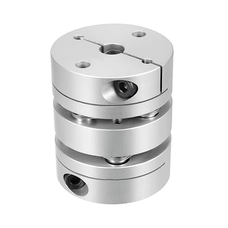 uxcell 8mmx14mm Clamp Tight Motor Shaft Double Diaphragm Coupling Coupler