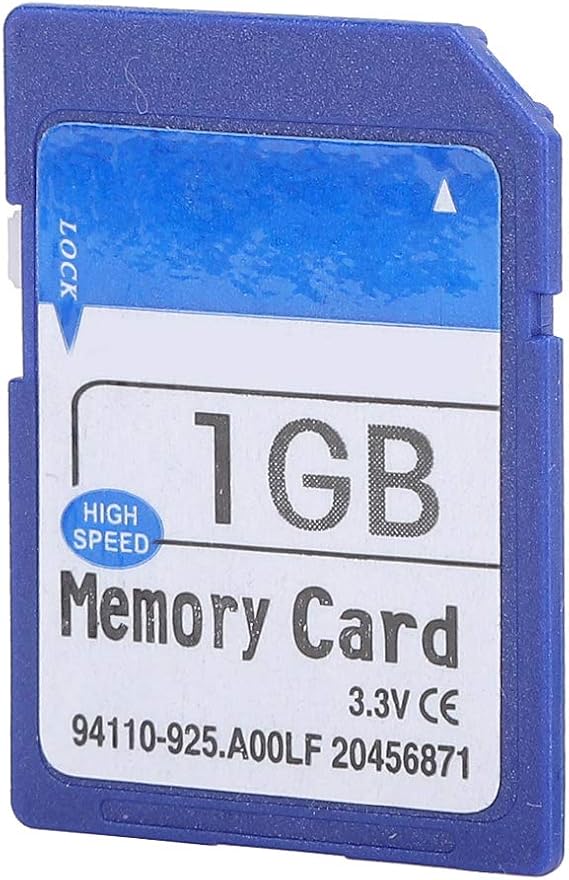 1GB Full-Size Memory Card, High Speed SD Memory Card for Compatible MP3/MP4 Players, Digital Photo Frames, GPS and File Storage