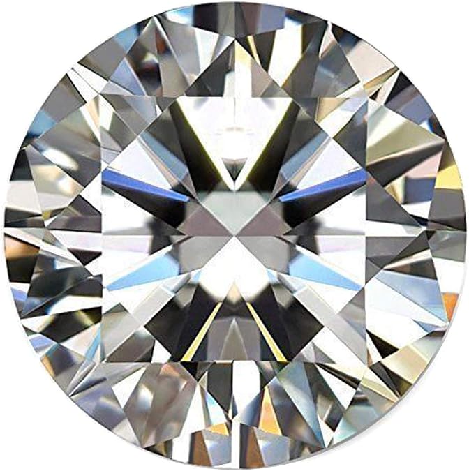 Round White Moissanite Diamond 1.65 Ct Brilliant cut Moissanite loose stone for jewelry making