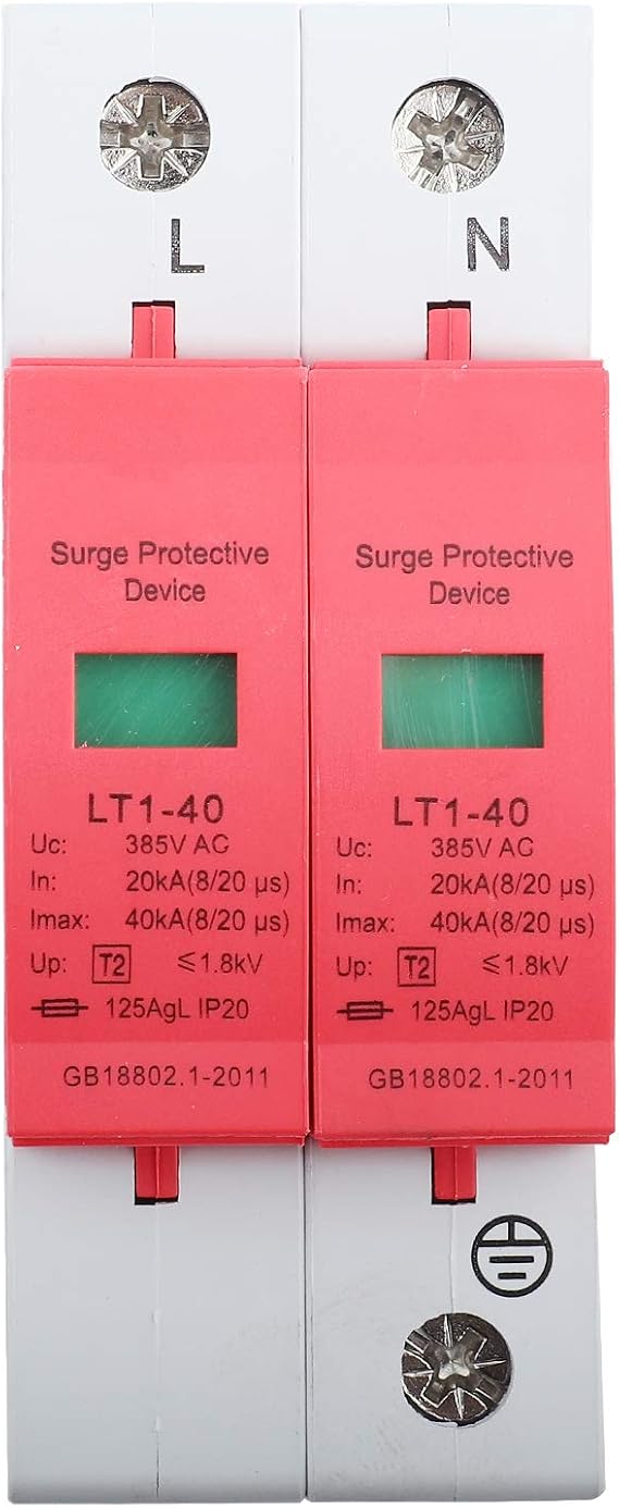 Latest Surge Protective Device Telephone Thunder Tele Protector LowVoltage Arrester, Surge Breaker Surge Protective Device (2P40KA)
