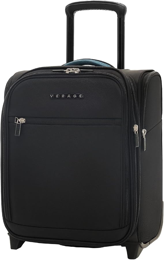 Verage Underseat Carry On Luggage with Wheels,16-Inch,Black