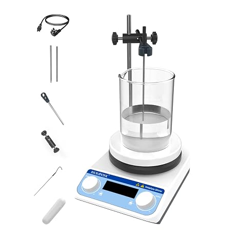 Magnetic Stirrer Hot Plate 536 F, 50-1500 RPM Magnetic Stirrer