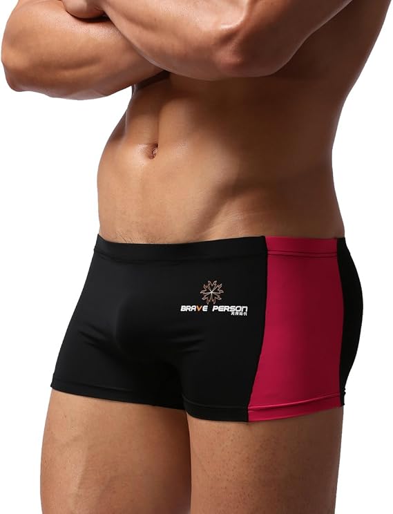 BRAVE PERSON Men's Boxers Fashion Smooth Trunks Gym Shorts bj1005
