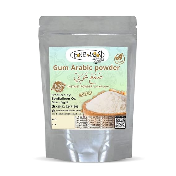 Gum Arabic Instant Powder Aacia Traditional Premium Pure & Natural Hashab Acacia Arab Herb Dried Herbal Food Herbals Kosher Halal (1 Pack = 8.82 oz / 250 gm)