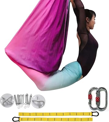 DASKING Premium Aerial Yoga Hammock Kit Flying Yoga Silk Kit