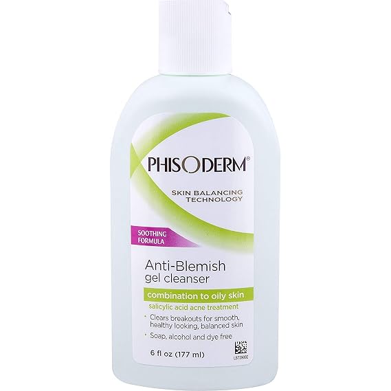 Phisoderm Anti-Blemish Gel Cleanser 6 oz
